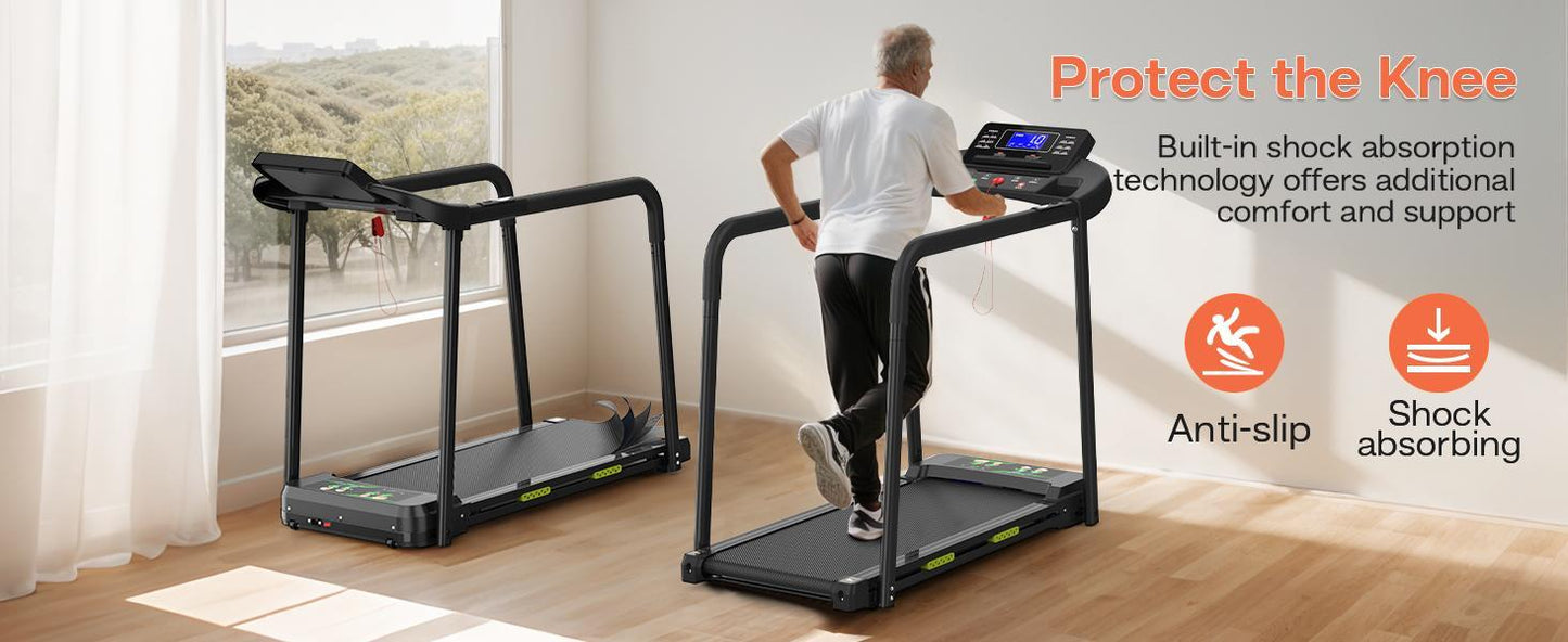 Rehabilitation Composite Shock-absorbing Treadmill