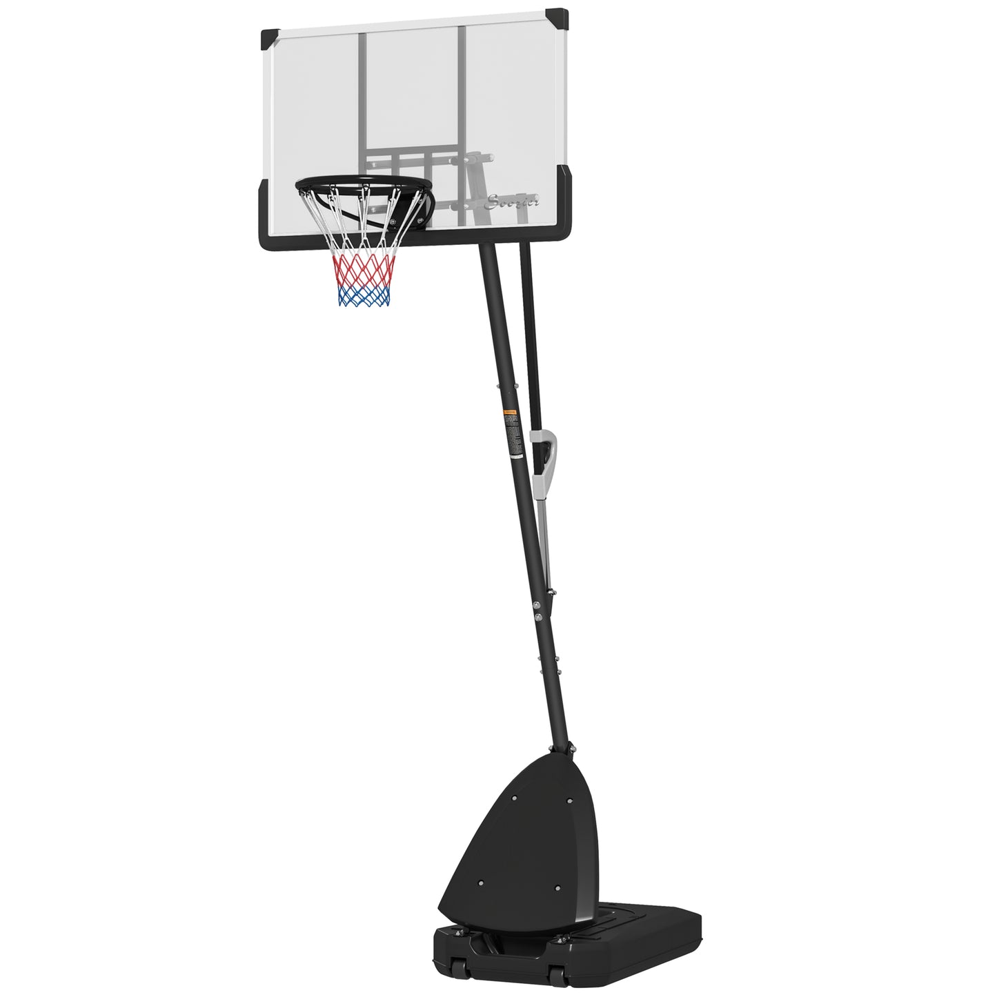 Freestanding Basketball System with 44" Shatterproof Backboard