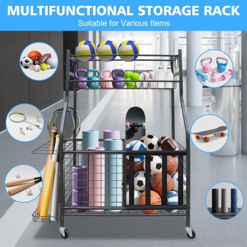Sports Equipment Storage Rack
