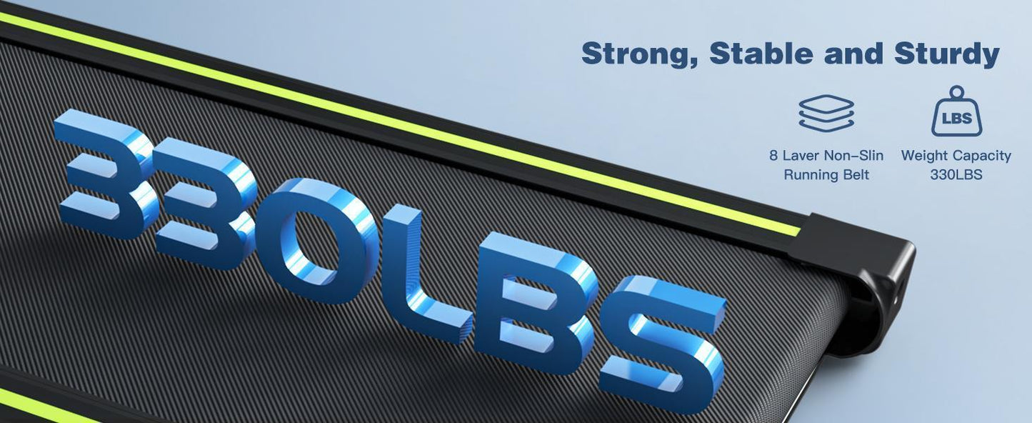 Portable Folding Treadmill With Intuitive LCD Panel