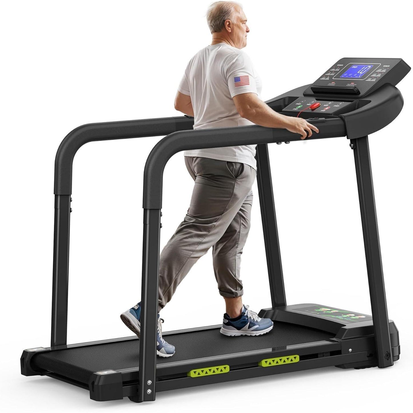 Rehabilitation Composite Shock-absorbing Treadmill