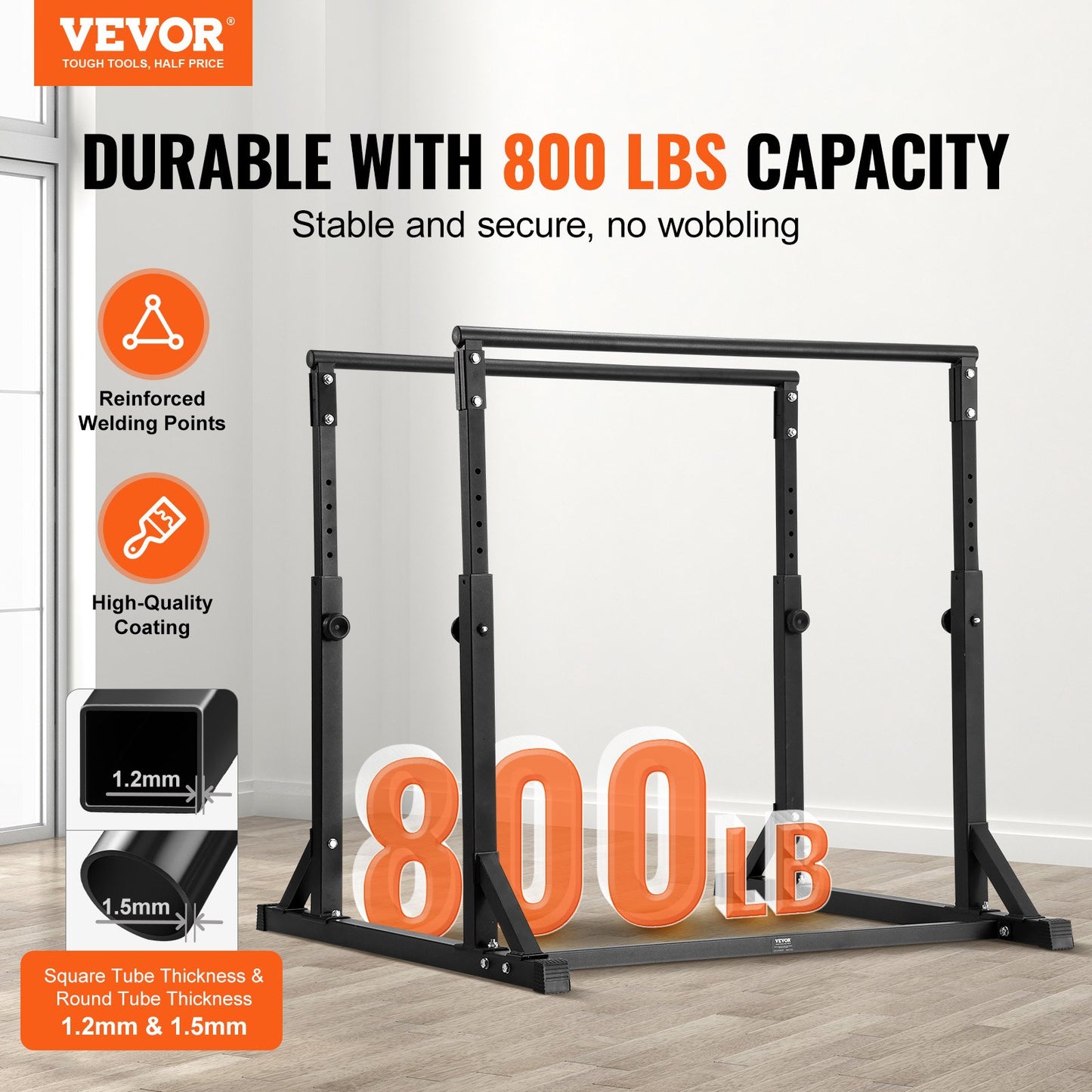 Dip Bar, 800 Lbs Capacity