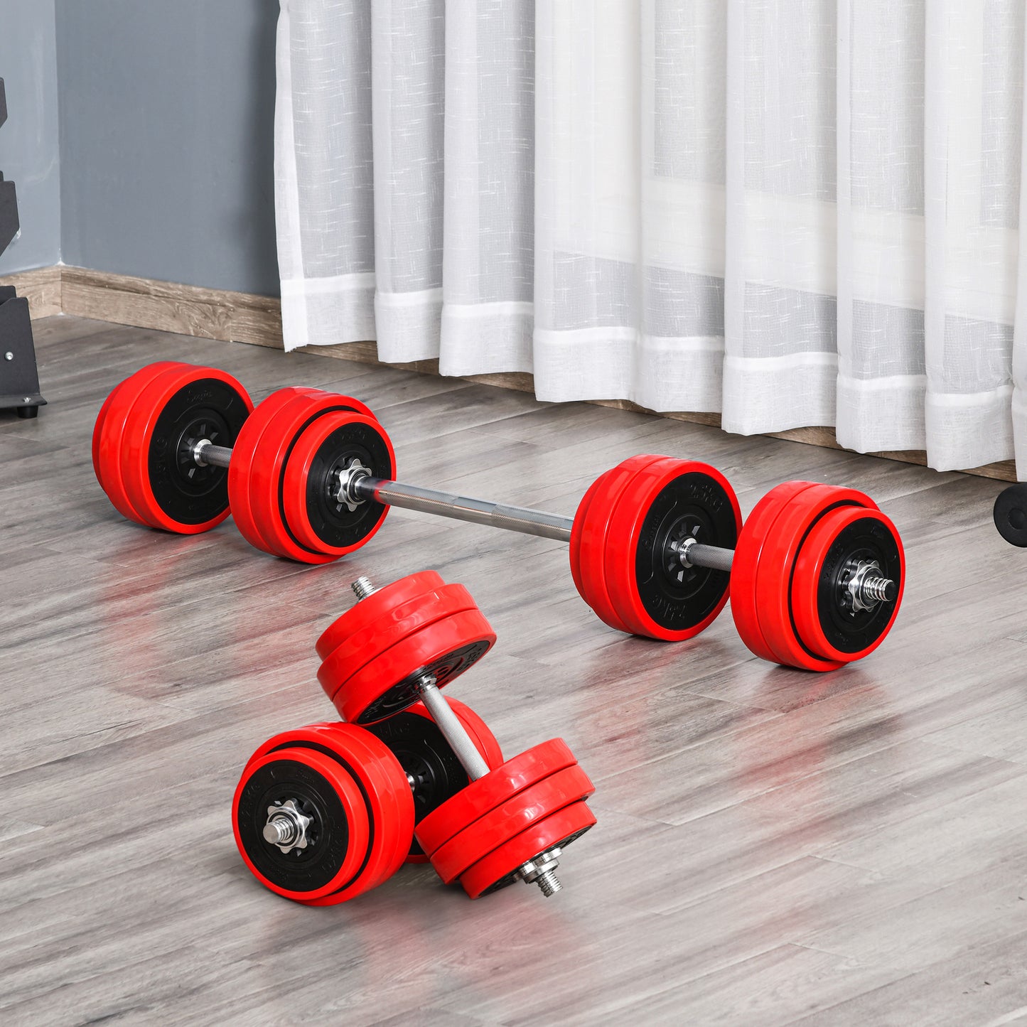 Adjustable Dumbbell Set, 66lbs