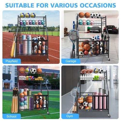 Sports Equipment Storage Rack
