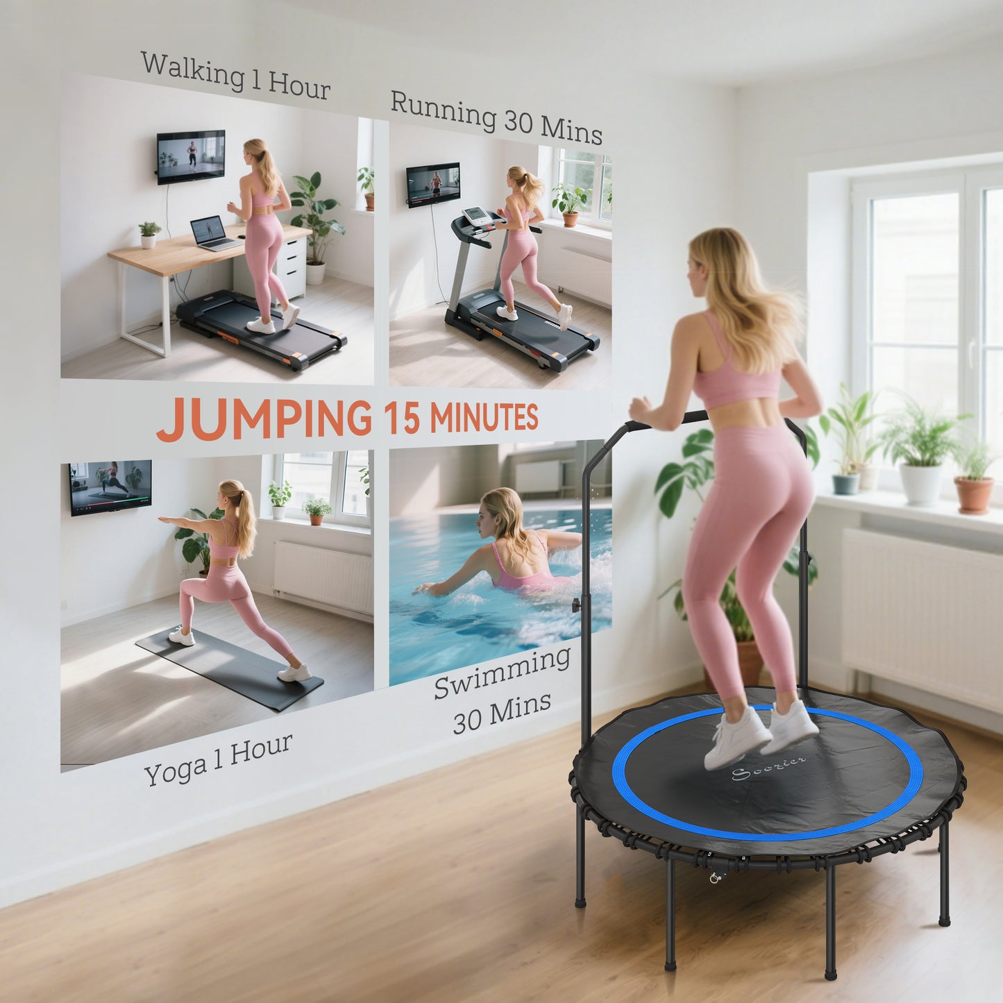Rebounder Trampoline for Adults