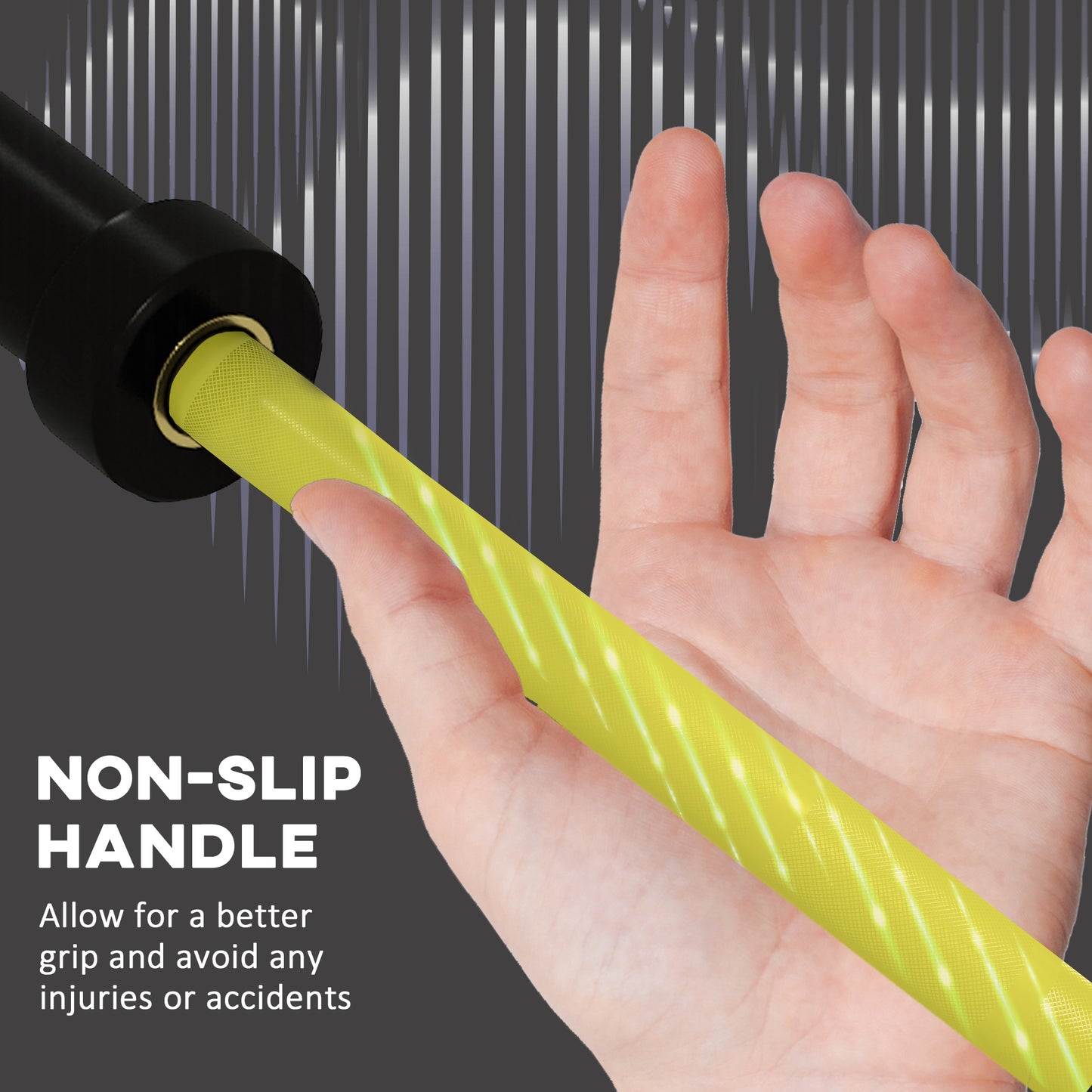 7.2ft Weight Bar, Olympic Bar with Rotating Sleeves