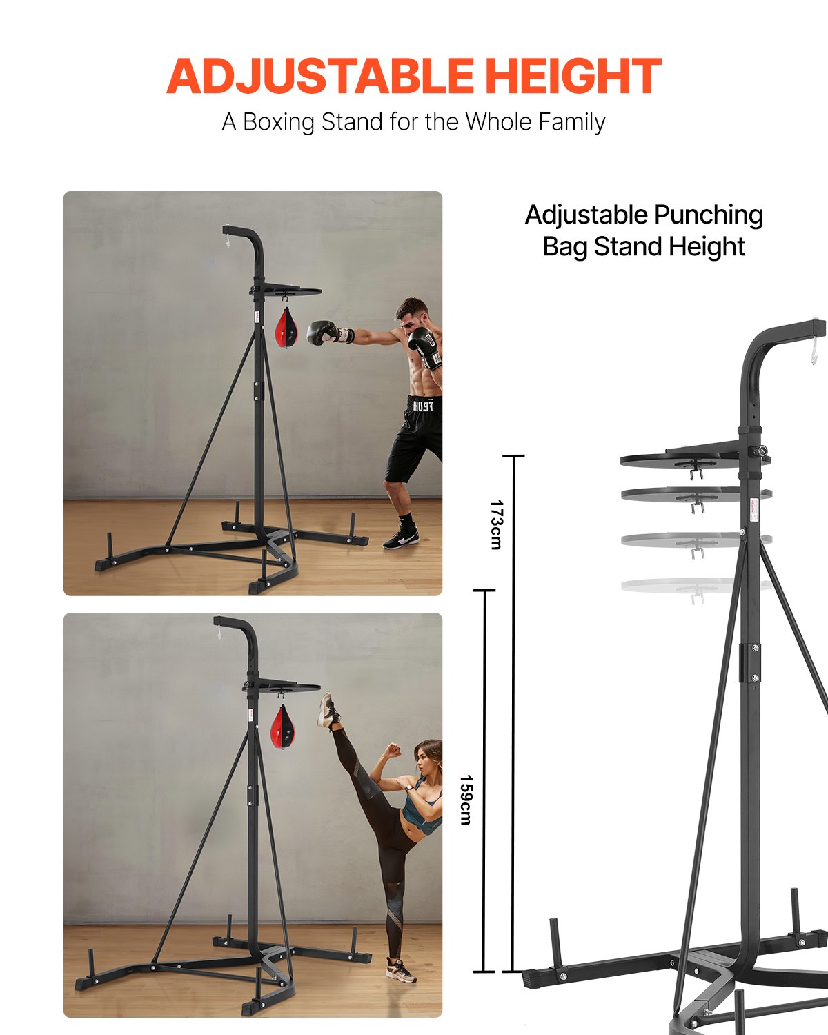 2 In 1 Punching Bag Stand