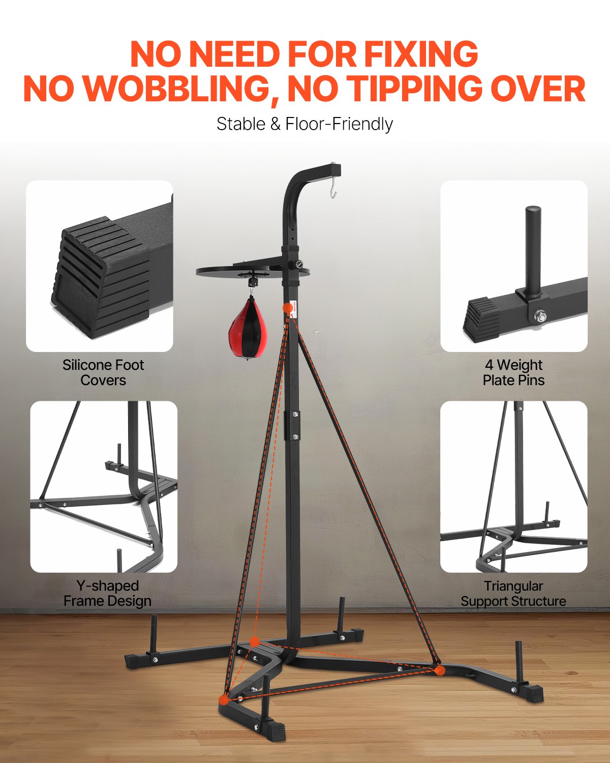 2 In 1 Punching Bag Stand