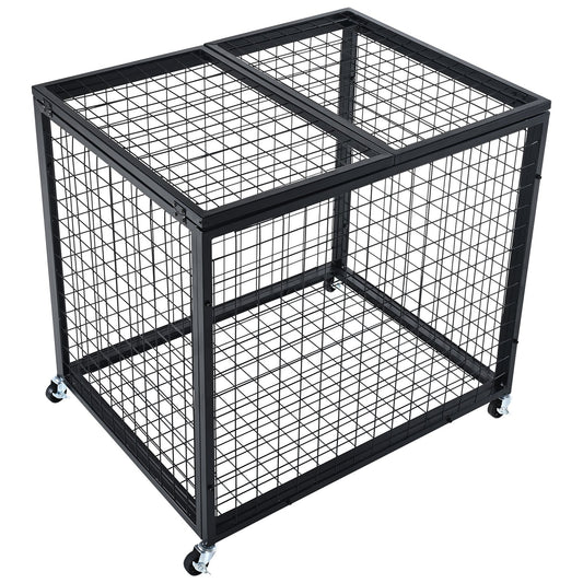 Rolling Sports Ball Storage Cart